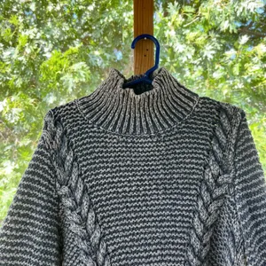 Free People Women's Back To Back Sweater Dress Blue Grey Size XS thumbnail 5
