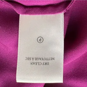 A.L.C. Harmon Silk Orchid Purple Draped Asymmetric V-Neck‎ Relaxed Fit Blouse 4 thumbnail 10