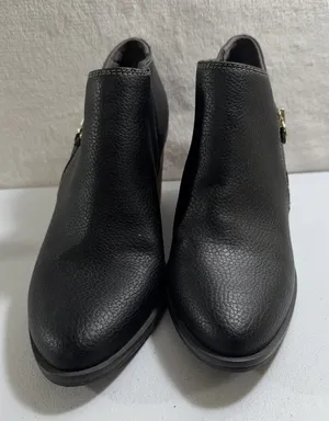 Dr Scholls Platform Wedge Sz 9.5 High Heel Work It Bootie Ankle Zip‎ Shoes thumbnail 1