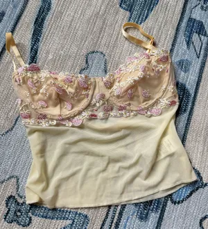 floral shein top Yellow Size XS thumbnail 1