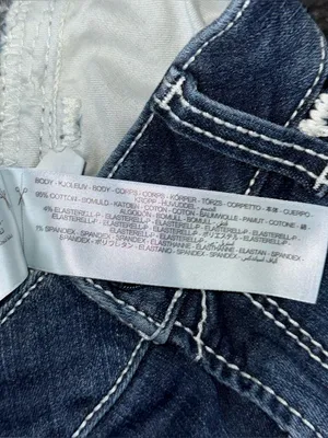 Ariat R.E.A.L. Women’s Mid Rise Boot Cut Stretch Entwined Jeans Marine Wash 31 S thumbnail 7