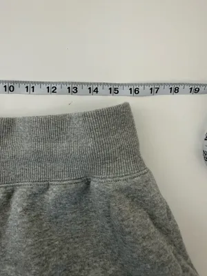 Nike Phoenix Fleece High Waisted 2” Loose Fit Shorts Light Gray thumbnail 7
