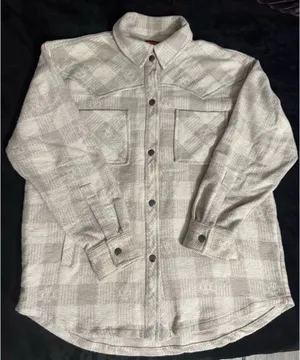Rock & Roll Denim western shacket Gray thumbnail 1