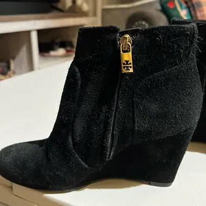 Tory Burch, Milan suede black ankle boots women’s size 6 thumbnail 5
