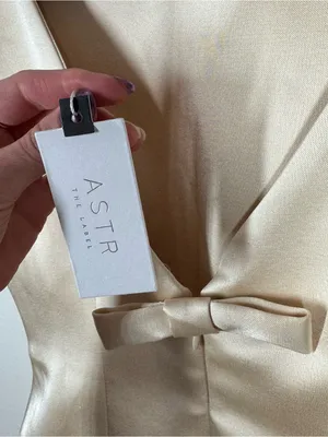 ASTR The Label Alisanne Satin Mini Dress size small bridal wedding‎ rehearsal thumbnail 7