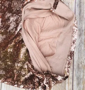 BB Dakota REVOLVE ROSE GOLD SPARKLE MOTION SEQUIN SHIFT DRESS thumbnail 6