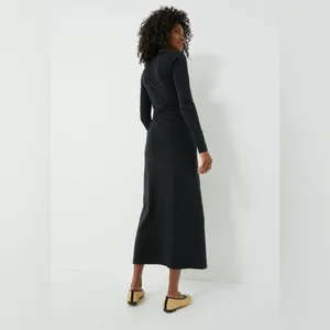 Xirena Wiley Long‎ Sleeve Black Dress, Size XL thumbnail 6