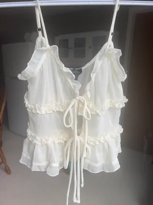 Ruffle Sheer Tank thumbnail 1