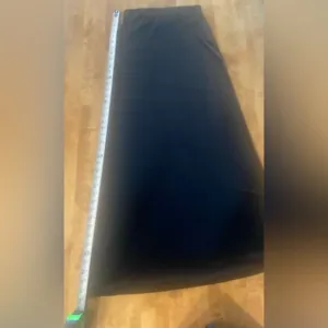 JESSICA MCCLINTOCK VINTAGE Y2K‎ Millennium 2000 Black Velvet Maxi Skirt S… thumbnail 7