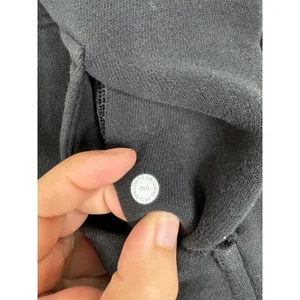 Lululemon Scuba Oversized Half-Zip Hoodie Black‎ pbWFB Team Logo XS/S LW3DM4S thumbnail 4