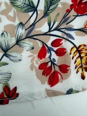 Entro Dress Womens S Floral Tunic Minidress Rayon Ruffle 3/4 Sleeve Cutout Boho thumbnail 9