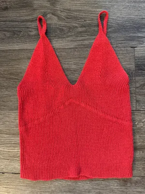 Red ZARA Top thumbnail 2