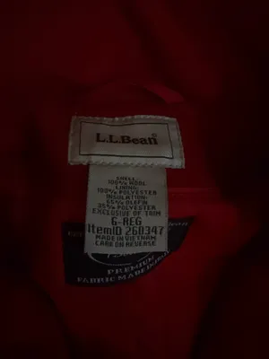 L.L.Bean Red Wool Blend Peacoat – Size 6 thumbnail 2