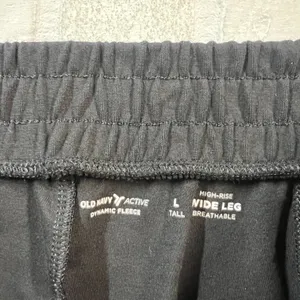 Old Navy Pants Women L Tall Black Dynamic Fleece High Rise Wide Leg Sweat Lounge thumbnail 8