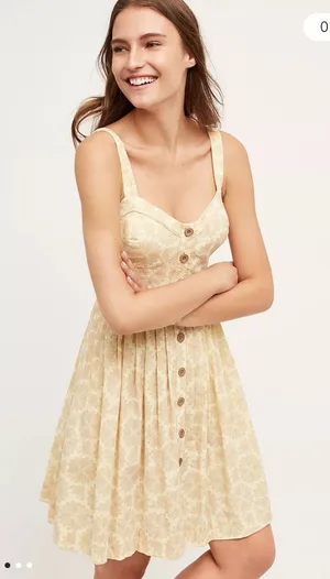 Anthropologie Maeve Cafe Midi Dress thumbnail 1