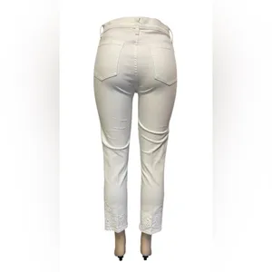 Tory Burch White Cropped Jeans thumbnail 8