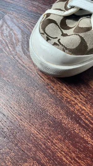 Vintage Coach Green Signature C Jacquard Polly Sneakers Sz 10 Y2K⁠ thumbnail 7