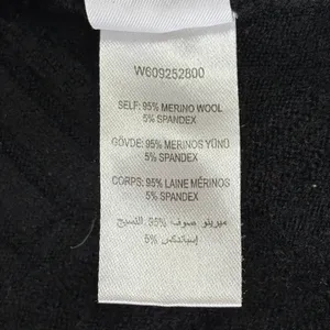 Opening‎ Ceremony Merino Wool Black Knit Sweater Size Small EUC thumbnail 4