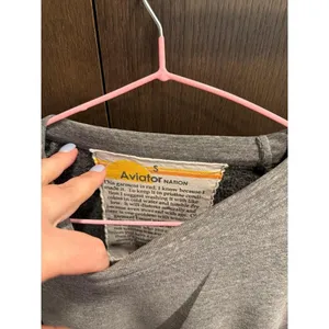 Aviator Nation Bolt Crewneck Sweatshirt gray lightning bolt women's small thumbnail 3
