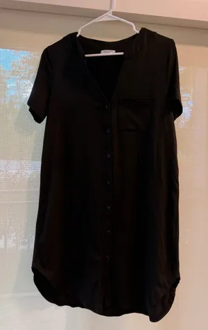 Black Nightgown Dress thumbnail 1