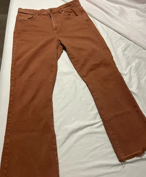 LOFT Rust Denim Jeans thumbnail 1