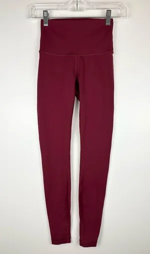 Lululemon Wunder Under Hi-Rise Tight 28” in Ruby Wine thumbnail 5