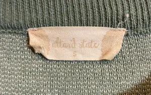 Altar’d State green smiley face cropped sweater thumbnail 3