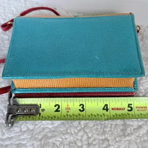So Cute Handmade Mexican Leather Fish/Appliqué Crossbody Wallet thumbnail 9