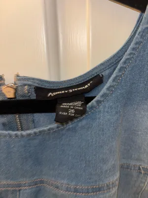 Ashley Stewart Light Blue Denim Mini Dress thumbnail 5