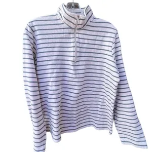 Orvis 100% cotton size L striped sweater. thumbnail 2