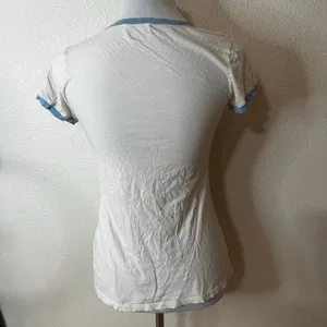 Spell & The Gypsy Collective Cool Blue Baby Tee white blue whimsical unicorn XS thumbnail 5