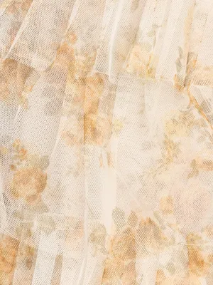 Windsor Milena Floral Mesh Ruffle A-Line Gown Dress thumbnail 6