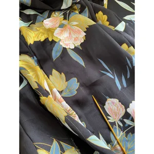 Baltic Born Black Sicily Maxi Floral Satin Dress Size XXL thumbnail 9