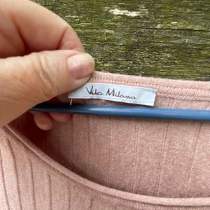 Vila Milano size M pink peplum sweater thumbnail 3