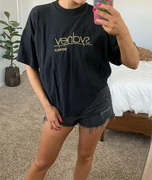 Vintage Sydney Australia Tee Black Size L thumbnail 1