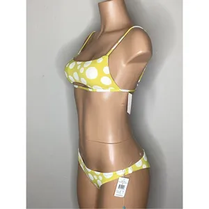 Anthropologie New. WET L.A. polka dot bikini. S/M. Retails $166 thumbnail 5