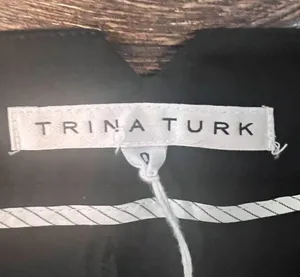 Trina Turk Straight Leg Flat Front Black Dress Pants Size 0 Nwt thumbnail 4