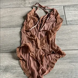 Salvage Brown Shimmer Bodysuit thumbnail 5