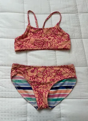 Athleta Girls Two Piece Bathing Suit  thumbnail 1