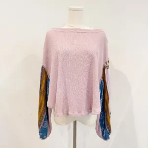 Free People Blossom Thermal XS Cottagecore Boho‎ Peasant Fairy Floral Waffle Top thumbnail 3