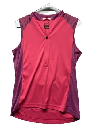 Bontrager Solstice Pink Sleeveless Tank Cycling Jersey Size Medium thumbnail 1