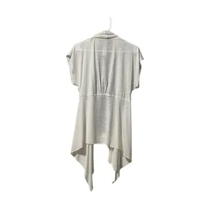 Fresh Brewed Size XL Lightweight Stretchy Summer Top Casual‎ Beach Travel White thumbnail 2
