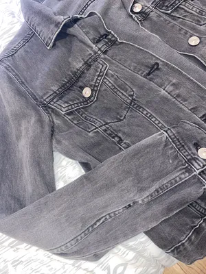 H&M Black Denim Jacket thumbnail 3