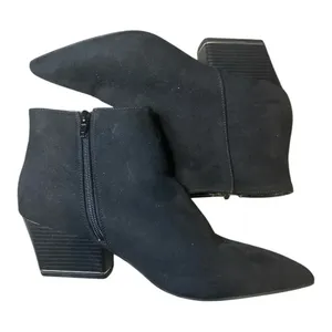 Alfani Womens Black Faux Almond‎ Toe Ankle Boot, Size 9.5 thumbnail 5