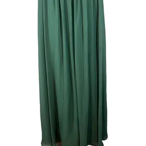 Azazie Kora Dark Green A-Line Pleated Chiffon Bridesmaid Prom Dress Sz A2 thumbnail 4