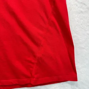 Tommy Hilfiger Red Ringer Tee with Navy & White Logo Star Cap Sleeves Slim Fit thumbnail 5