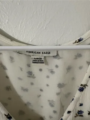 American Eagle Floral Babydoll Dress | Size: Small thumbnail 4