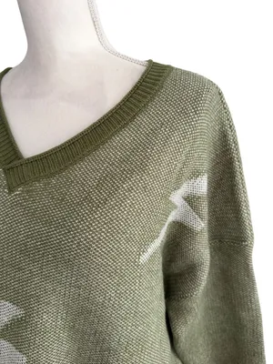 THREE BIRD NEST Green S Sweater Size Medium NEW NWT thumbnail 2