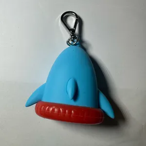 Bath & Body Works Shark PocketBac Holder Blue & Red Floaty thumbnail 2