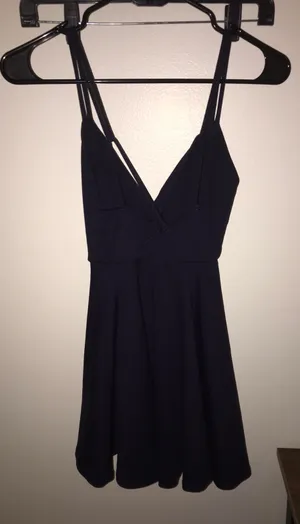 navy blue dress thumbnail 3